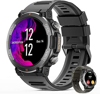 Military Smart Watch for Men (Answer/Make Call), 1.39'' Fitness Tracker with Heart Rate Sleep Monitor, Blood Oxygen, 107 Sport Modes Activity Trackers IP68 Waterproof Fitness Watch for Android iOS