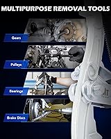 Vista 3 de Orion Motor Tech Juego de Extractor de Engranajes, 3" 4" 6" Kit de Extractor de 3 Mordazas para Remoción de Polea Engranaje Rodamiento Volante