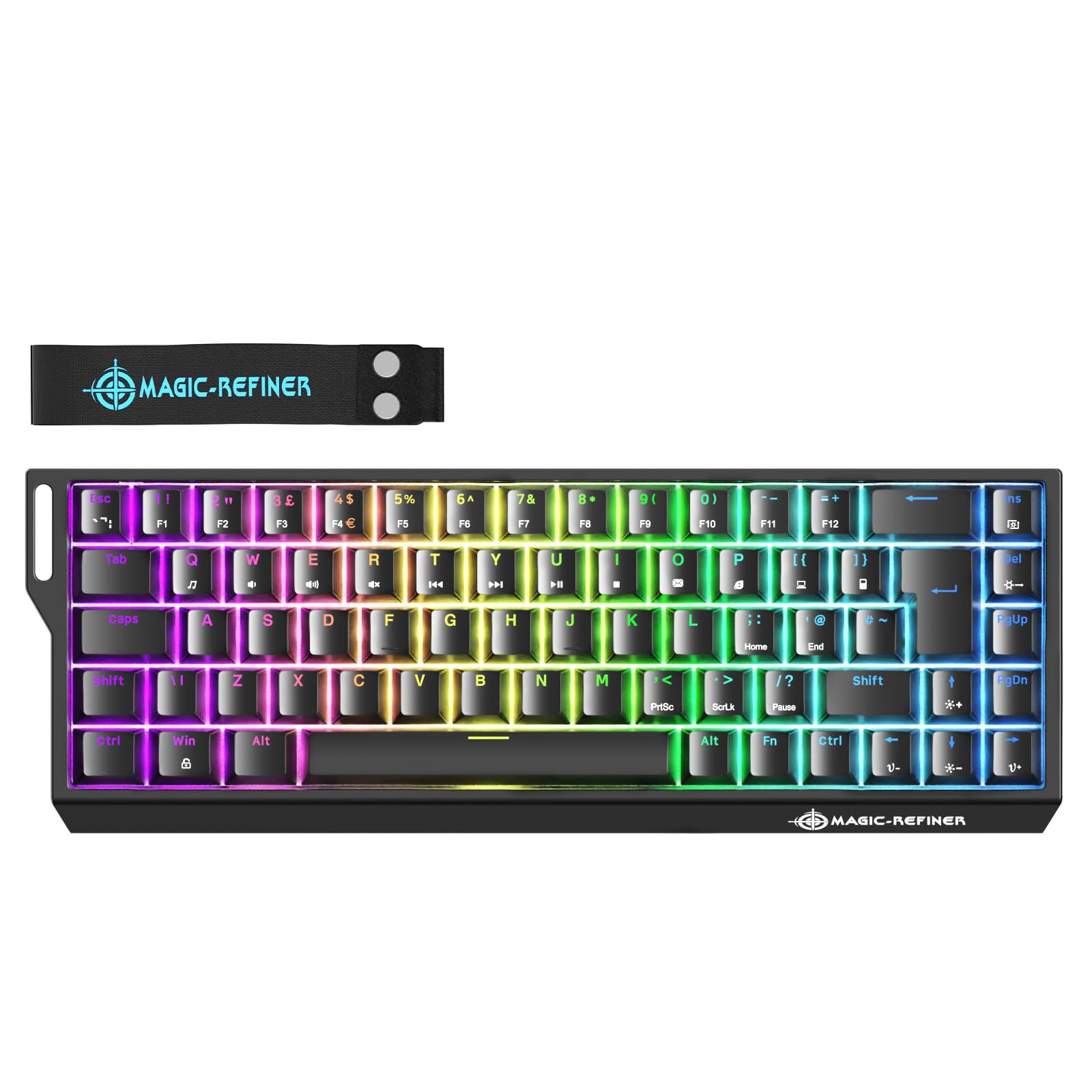 Amazon.com: MAGIC-REFINER X68 HE Wired 60% Hall Effect Rapid