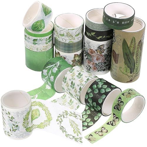 EXCEART 18 rollos de pegatinas de cinta para álbumes de recortes, decoración de diario, suministros de cuenta, Japón, niño