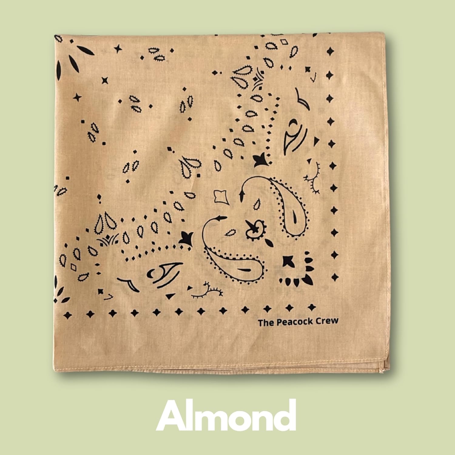 Premium Soft Cotton Bandanas Pack for Men and Women Paisley 22 x 22 inches - Image 9