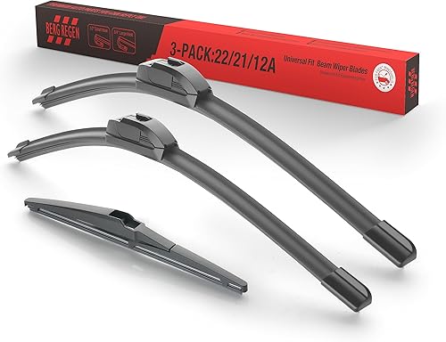 Miniatura 113 de BERG REGEN Juego de limpiaparabrisas de 26+16 pulgadas con limpiaparabrisas trasero de 12 pulgadas de repuesto para Subaru Crosstrek 2013-2017