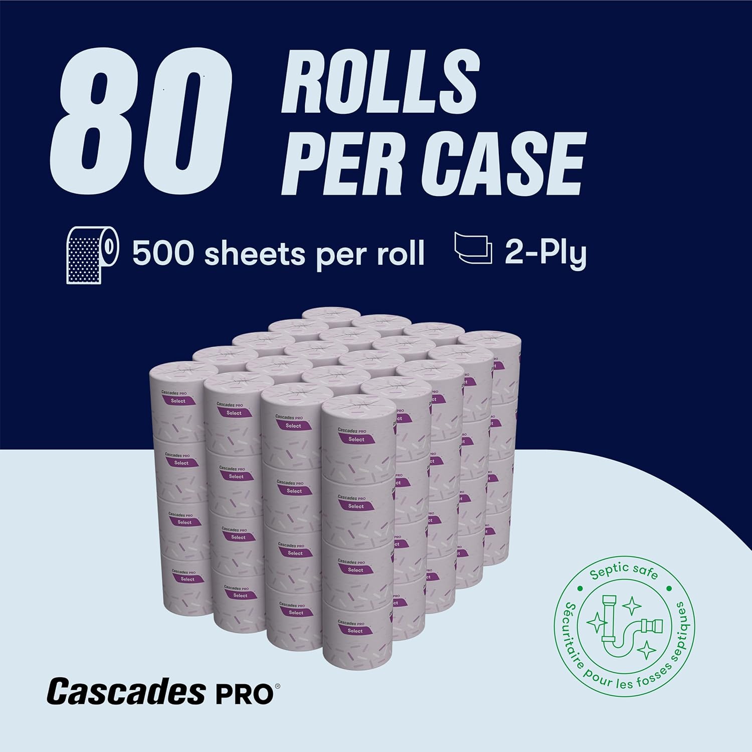 Cascades PRO Tuff-Job High Performance Multifold Wipers 1-Ply – 1760 Sheets Chemical-Resistant, Low-Lint Pop-Up Box, 176 Sheets, 10 Boxes/Case – W511 – White