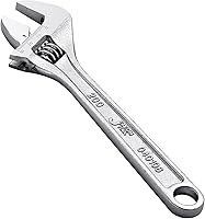 Jetech 8-Inch Adjustable Wrench - Heavy-Duty Chrome Vanadium Steel Spanner with Metric Scale & 30mm Wide Jaw