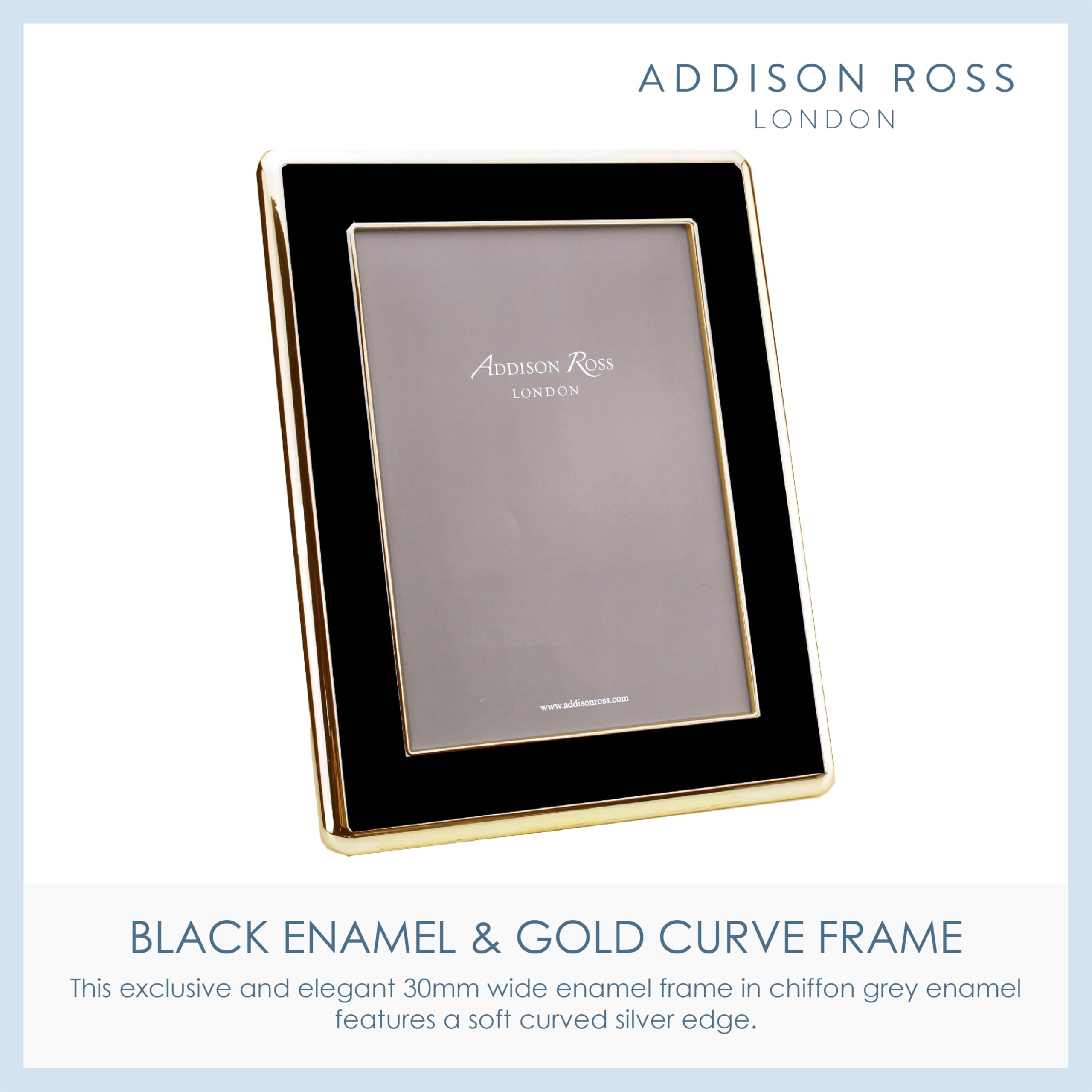 Amazon.com - Addison Ross 5x7 The Curve Gold & Black Picture Frame