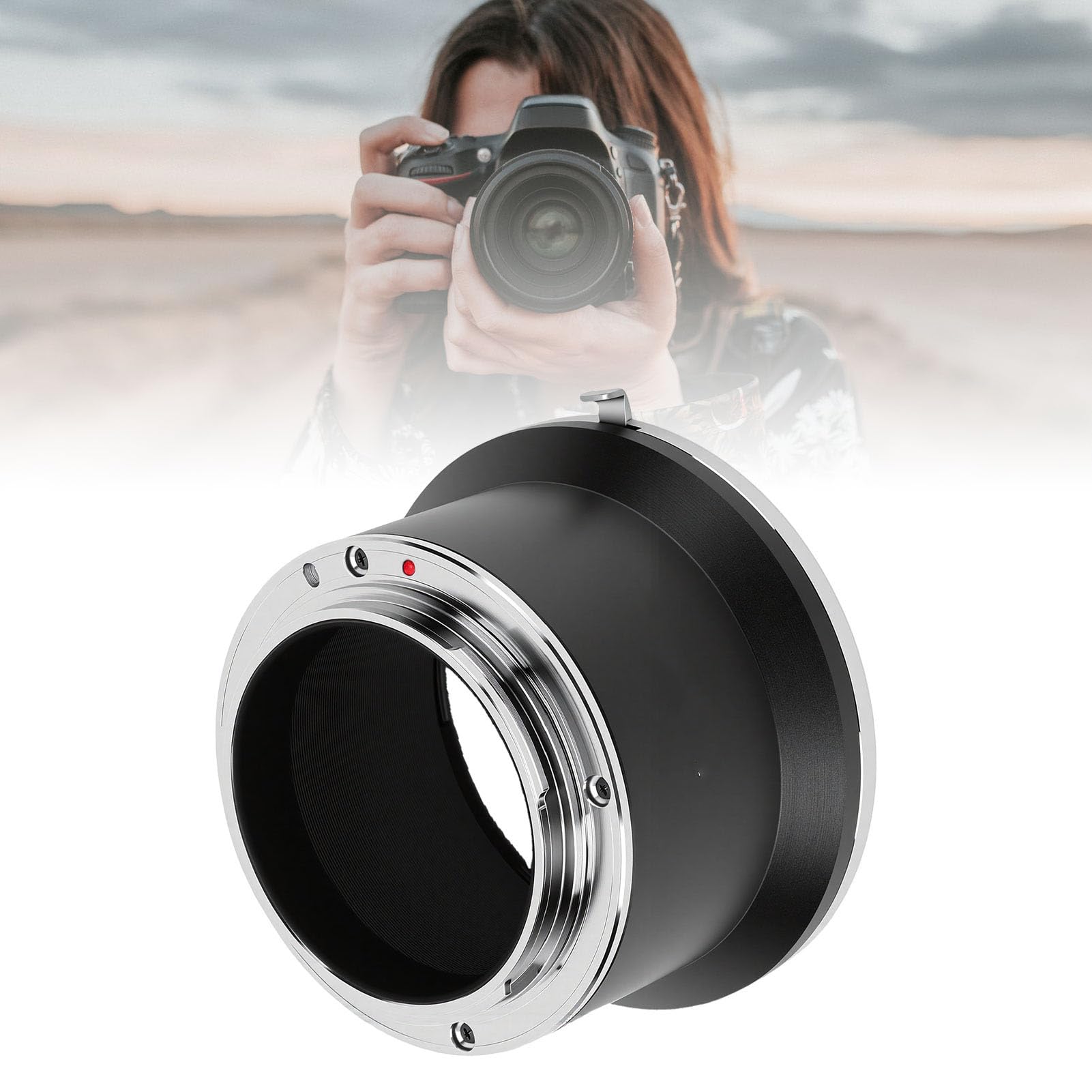 Objektivadapter Adapterring, Mamiya 645 (M645) Objektivadapter auf Canon RF-Mount für Canon EOS R/RP/RF/R5/R6/R62/R7/R8/R10/R50 spiegellose R-Mount-Kameras