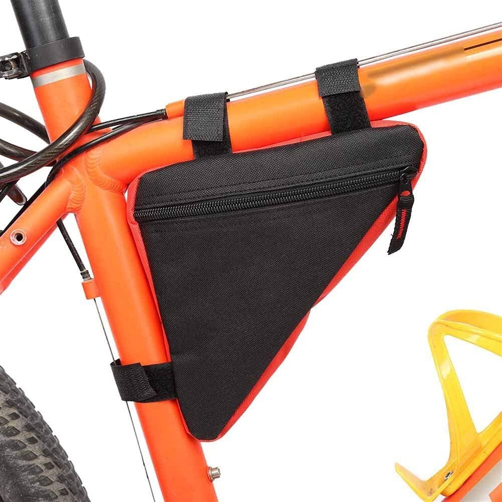 Sac de Guidon à vélos Sac de Bicyclette Sac de Faisceau Avant Sac de Vélo de Montagne Bag Mobile Téléphone Sac à vélos Sac (2 PCS)(Rosso)