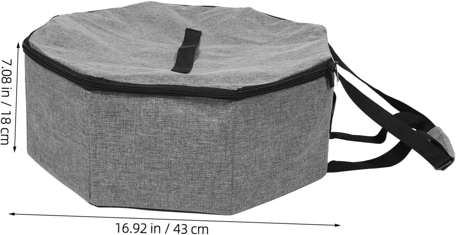 Levemolo Unisex Hat Storage Bag Cowboy Hat Case with Lids for Men Women Cap Organizer