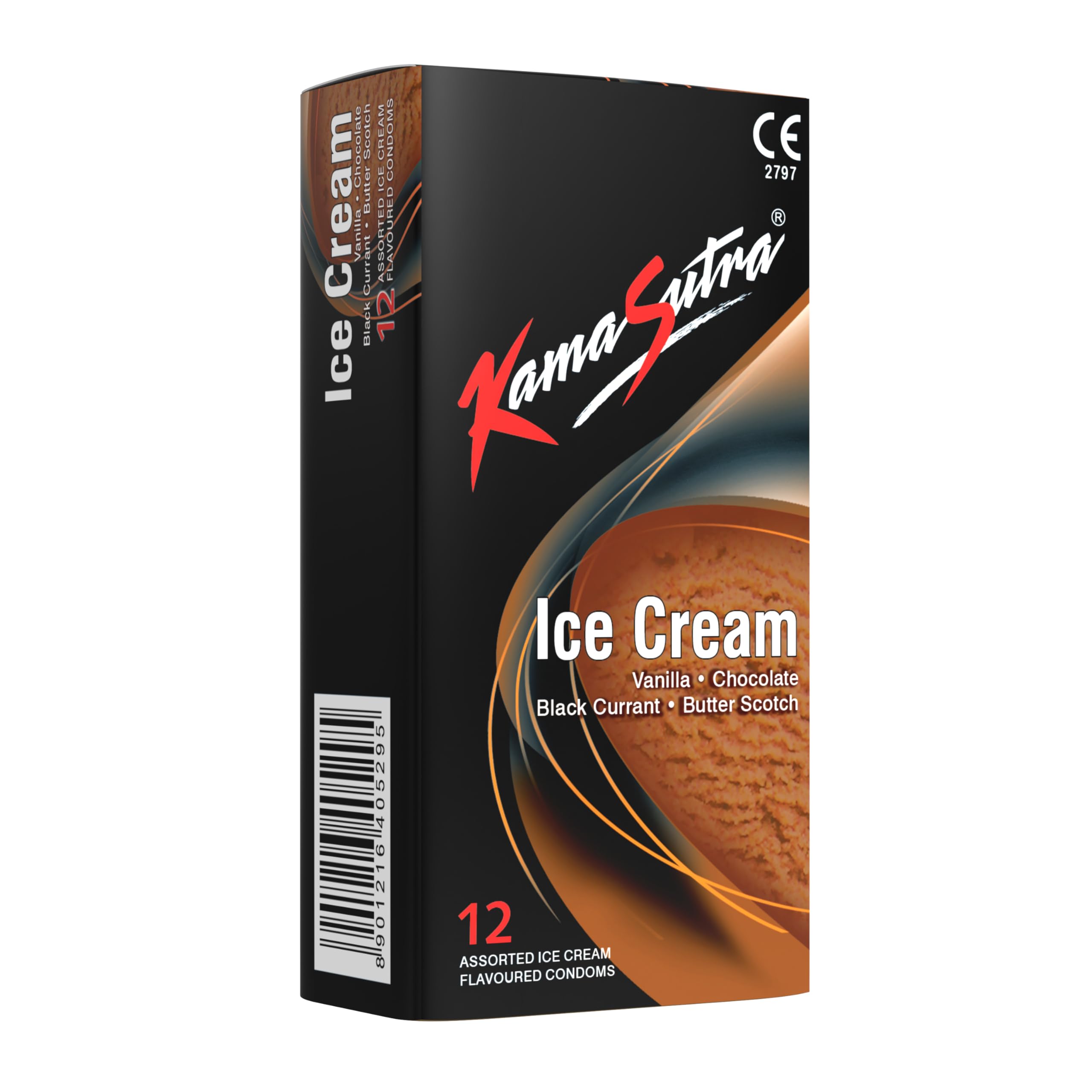 Kamasutra Ice cream flavoured condoms 12's