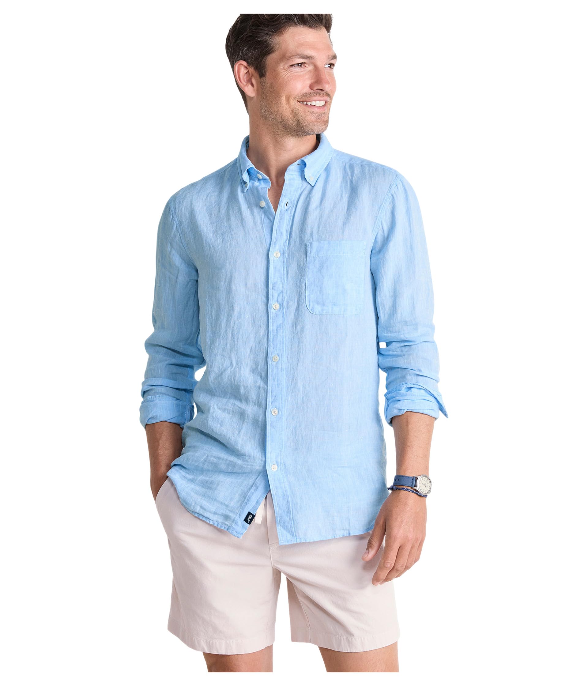 vineyard vines Surfside Solid Linen Shirt
