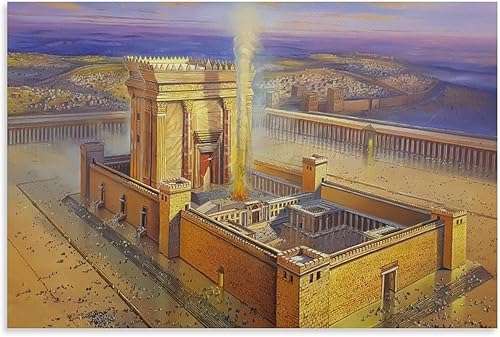 Miniatura 8 de Póster artístico del templo de Jerusalén, el templo de Salomón en el antiguo Israel, creencia del arte religioso, póster vintage para pared, lienzo,