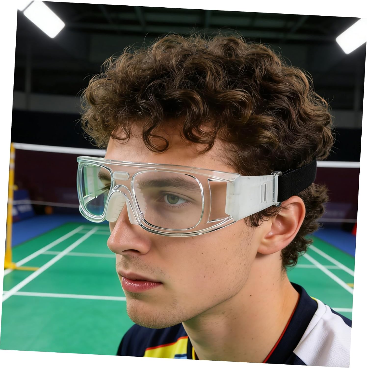NOLITOY Sports Protective Eyewear Goggles for Basketball Soccer, Adjustable Strap Unisex Sports Glasses for Outdoor Team Training and Game Use