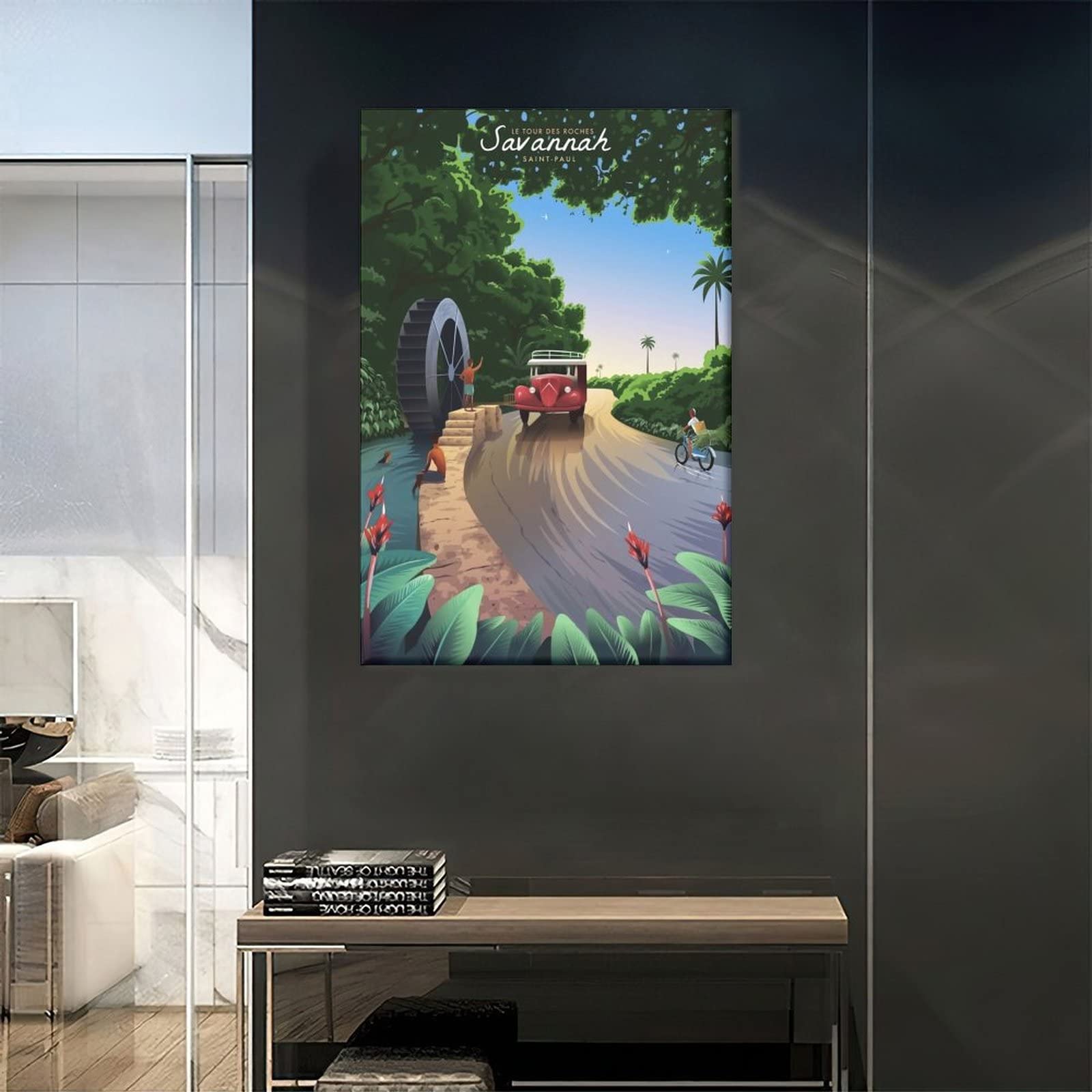 Affiche De Voyage Vintage De L'île De La Réunion Française, Décoration De Ville, Tableau D'art Mural Acheter à Prix Bas - Livraison Gratuite, Avis Réels Avec Des Photos