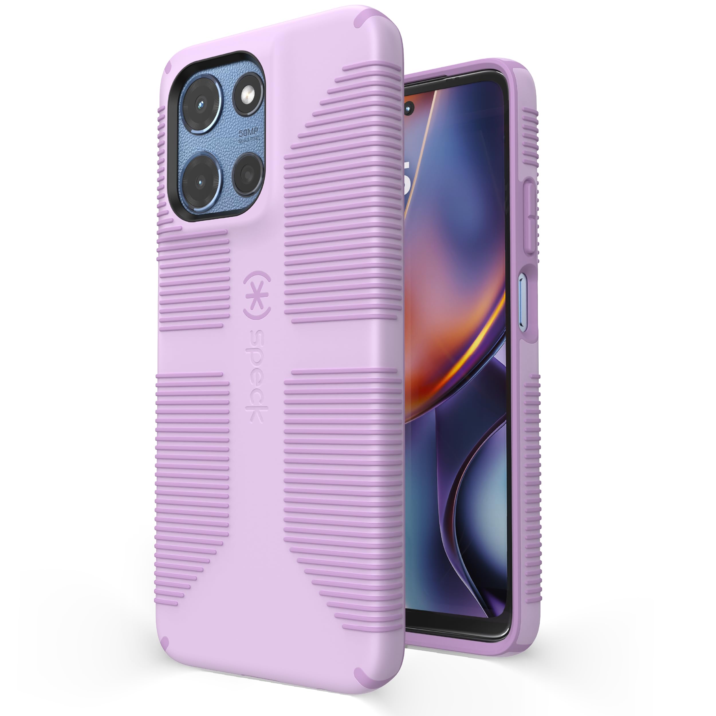 Coque Speck Motorola antichoc violet phlox et iris anti-rayures durable