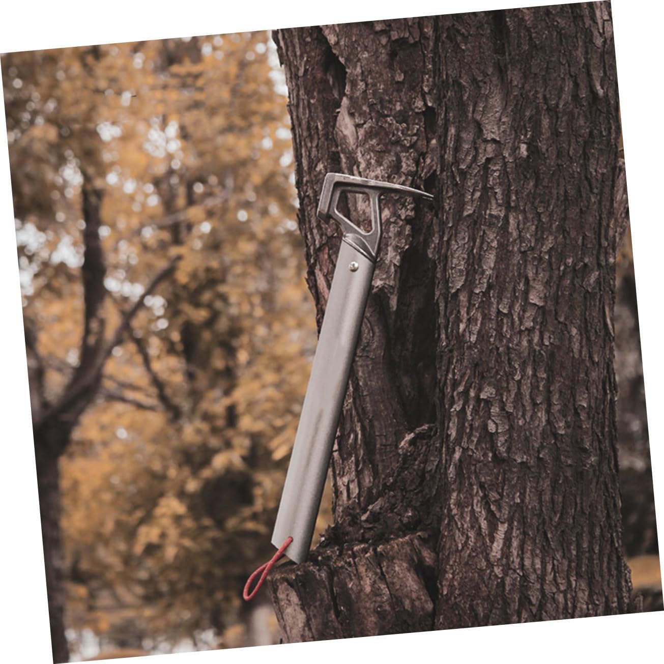 Multi-Function Aluminum Handle Tent Hammer Lightweight Camping Tool for Tent Stakes and Nail Pulling Outdoor Hammer for Hiking and Backpacking