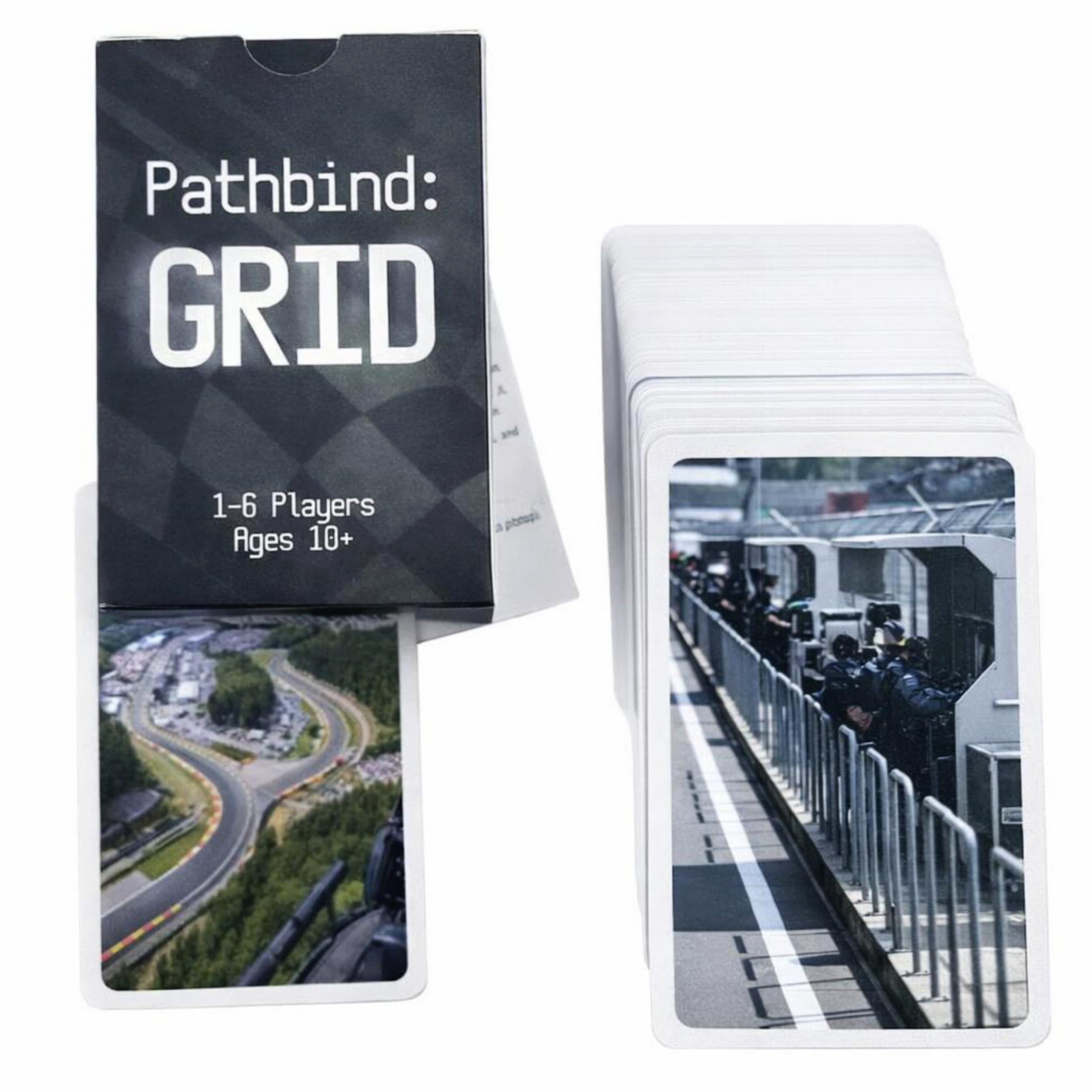 Pathbind: Grid - Strategic Racing Card Game, Blue, White, and Black, 9 cm x 6 cm - Image 3