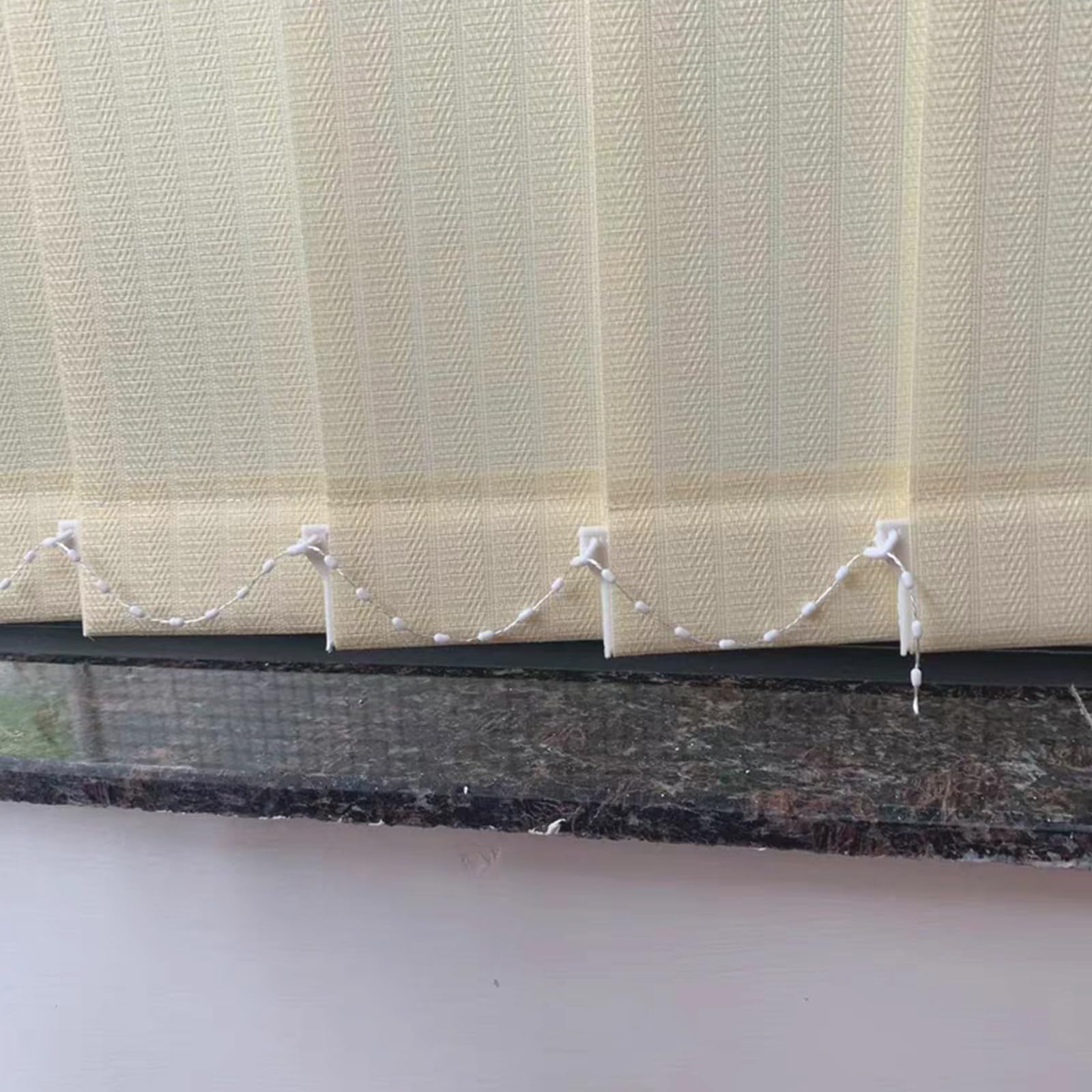 Cortina Lamas Verticales Opaca,Persianas Venecianas Opaca de Tela de Poliéster,Cortina de Protección Solar Y Privacidad,para Puertas Y Ventanas,Personalizable,Ancho X Alto (100cm x 100cm)