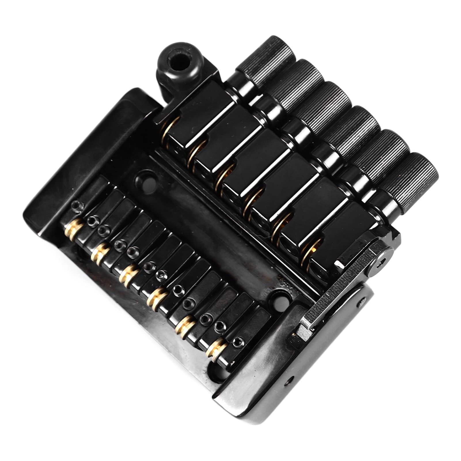 Juego de puente de guitarra sin cabeza, piezas de repuesto para guitarra eléctrica, tuerca de rodillo de cola de metal, balancín de trémolo con 4 llaves y tornillos, para la