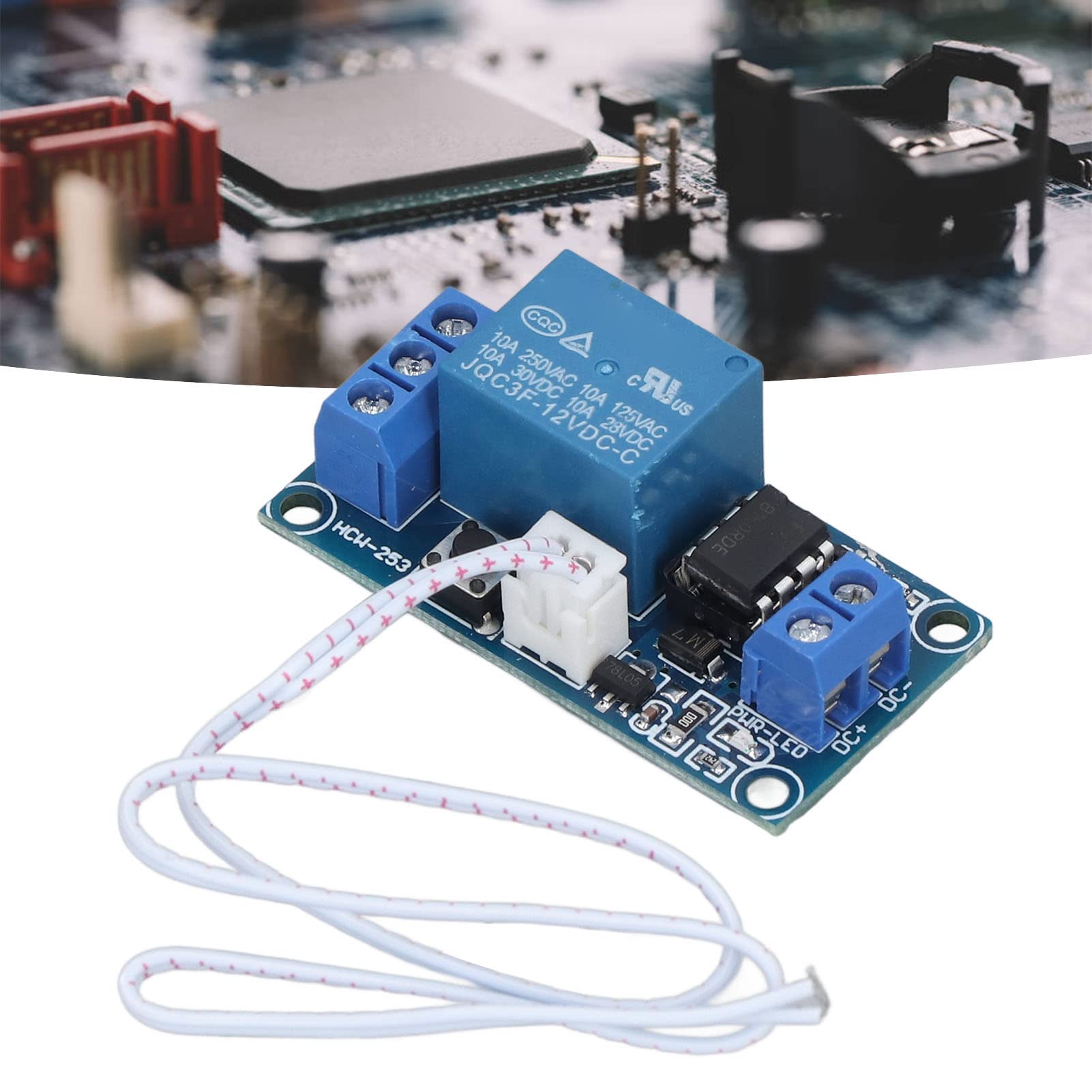 Módulo de relé Autoblocante Módulo de relé Biestable Módulo de relé Biestable Interruptor Biestable de Autobloqueo Módulo de relé Flip-flop Control SCM, Controles (12V)