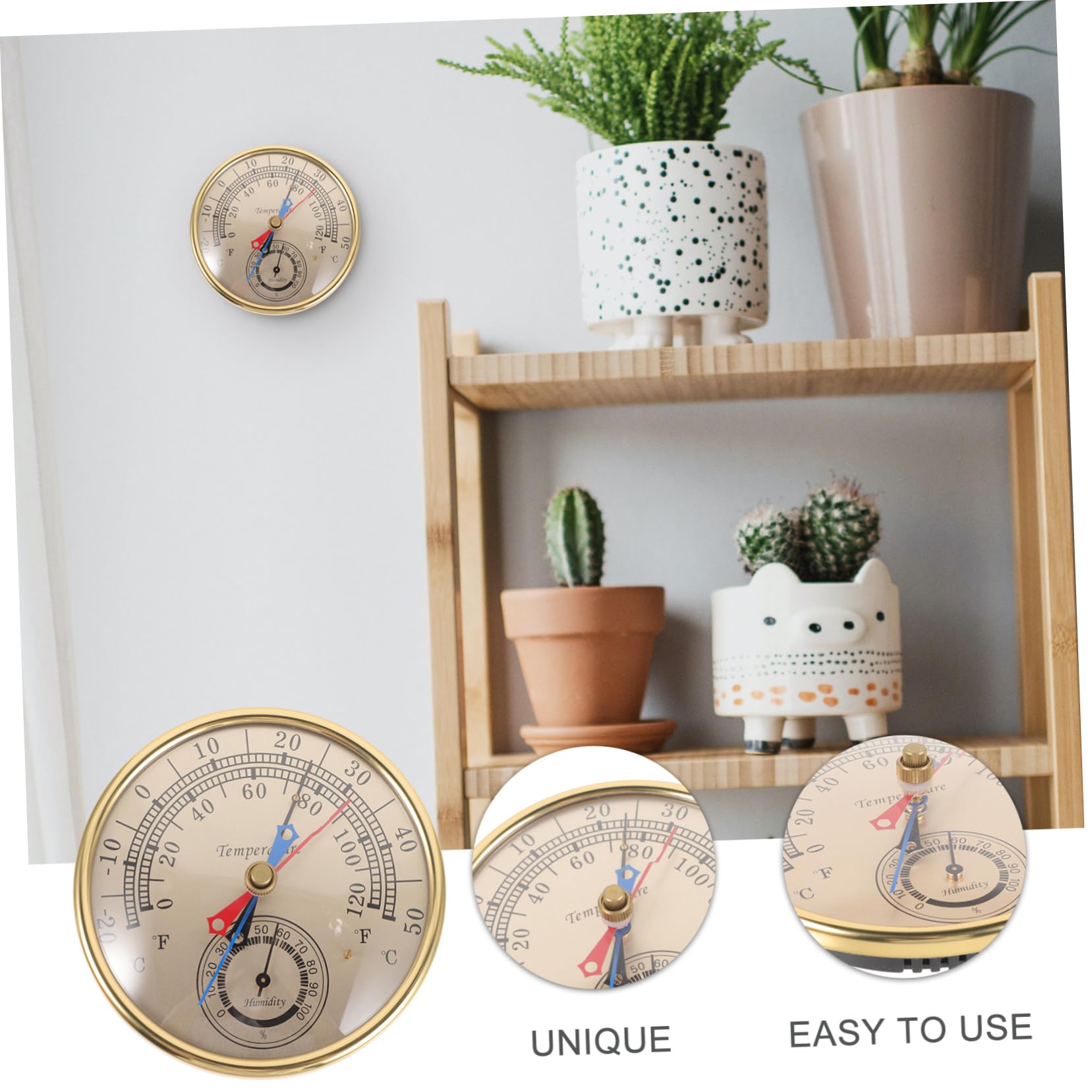 UPKOCH 5 Pièces Thermomètre Compteur D'humidité Capteur De Température Wifi De Plein Air Chambre D'intérieur Hygromètre Pour L'extérieur Météo Humidimètre Précis Camping Plastique