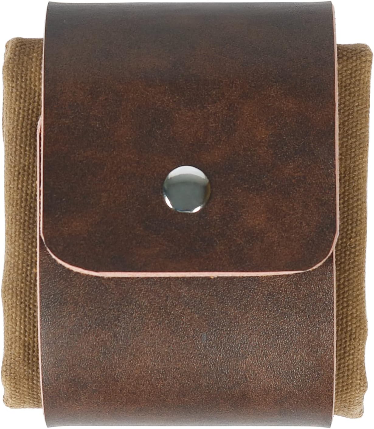 Large Foraging Bag, Waxed Canvas Mushroom Foraging Bag, Multipurpose Leather Foraging Pouches for Outdoor Hiking Hunting, Portable Bushcraft Bag Gathering Bag (Collapsible) - Image 7