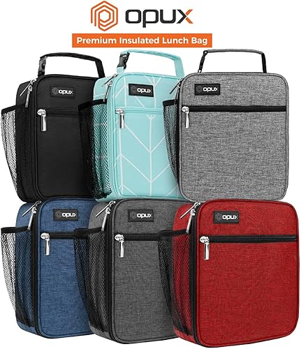Miniatura 9 de opux Lonchera térmica para adultos, hombres y mujeres, bolsa térmica para niños, niñas, adolescentes, bolsa térmica para el almuerzo, suave y