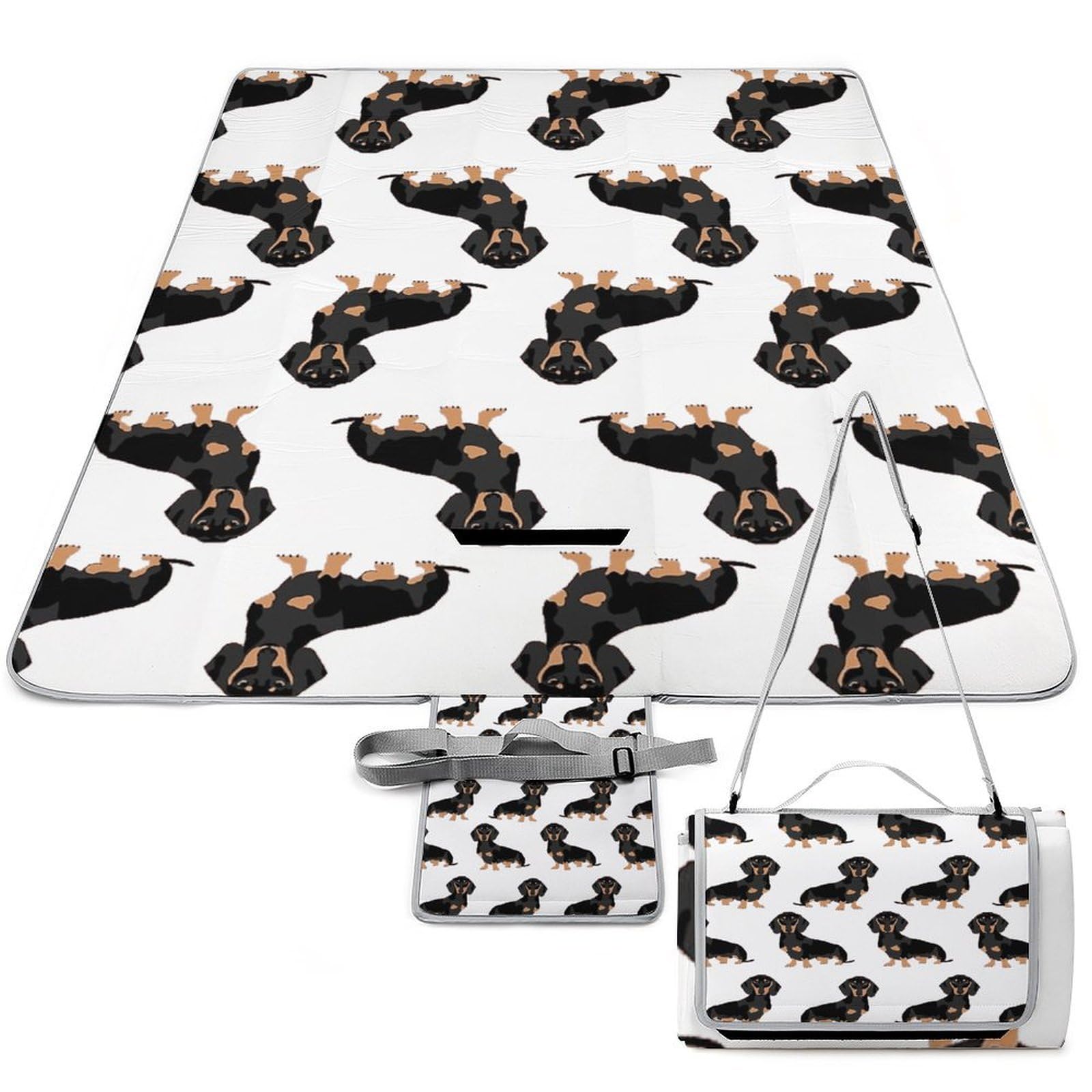 Tapis de camping Dachshund Weiner pour vos pique-niques en famille et sorties au parc