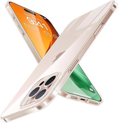 TORRAS Funda delgada para iPhone 16 Pro, ultrafina para iPhone 16 Pro, funda ligera mate antiarañazos dura de policarbonato para iPhone 16Pro de 6.3