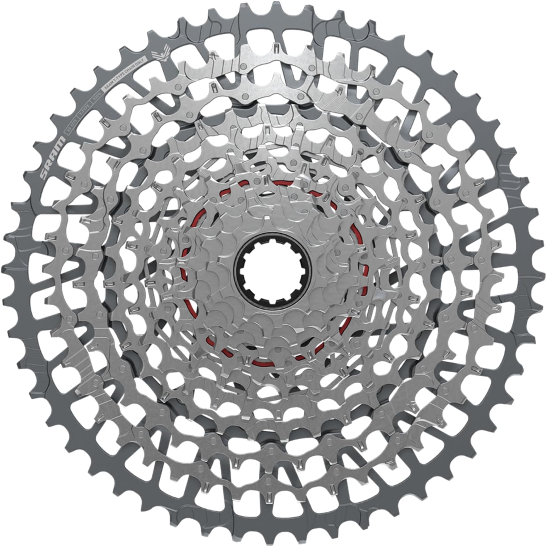GX Eagle T-Type XS-1275 Cassette - 12-Speed, 10-52t, for XD Driver, Black/Silver or Silver/Silver