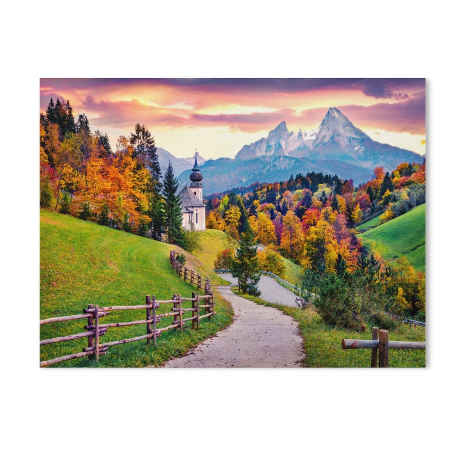 MOGTAA Malen Nach Zahlen „Bus Bei Sonnenuntergang“ – 40x50 Cm Leinwand Für Erwachsene & Anfänger