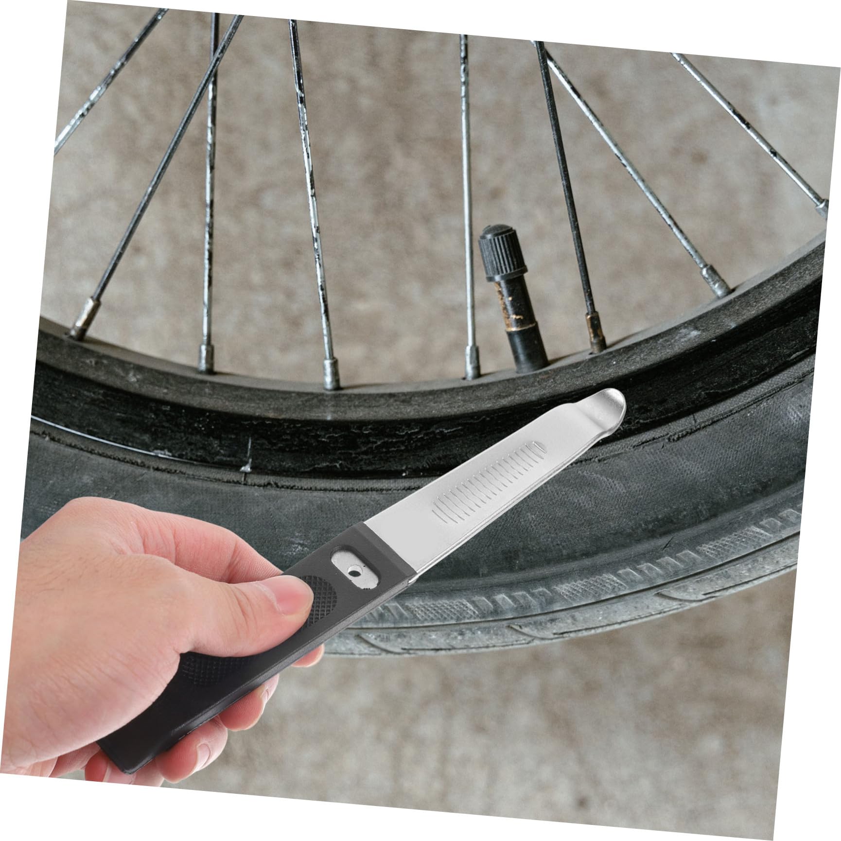 Hemobllo Outdoor Fahrrad Reifenheber Stahl Reifenwechsel und Reparaturwerkzeug für Fahrräder Leicht Tragbar Ergonomisch und Einfach zu Bedienen