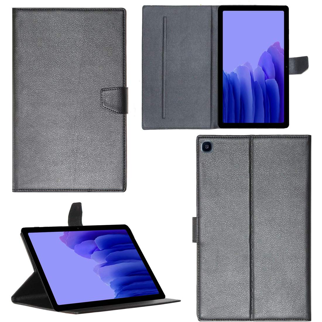 Zaoma PU Leather Flip Flap Case for Samsung Galaxy Tab A7 2020 10.4" inch Model No. : SM-T500 / SM-T505. - Black (B08N3XFSYY) Amazon Price History, Amazon Price Tracker