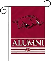 Vista 11 de Rico Industries NCAA Alumni - Bandera de jardín de doble cara de 13 x 18 pulgadas