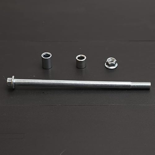 Miniatura 10 de Minho Eje delantero trasero de 0.394 in y 8.661 in con buje de 0.236 in, 0.787 in, 1.260 in, apto para motocicleta, Pit Dirt Bike ciclomotor,