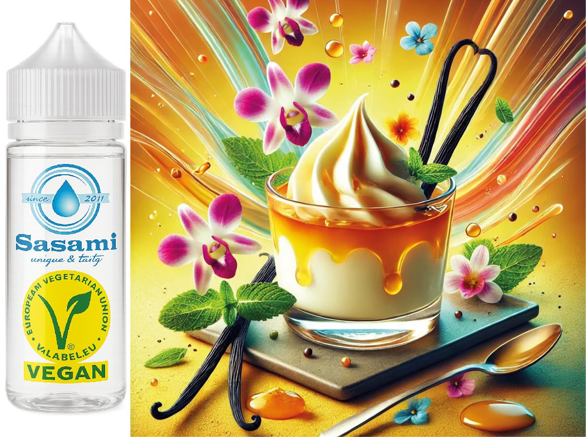 Budyni waniliowy – budyń waniliowy aromat koncentrat – Wegański – Sasami – 100ml