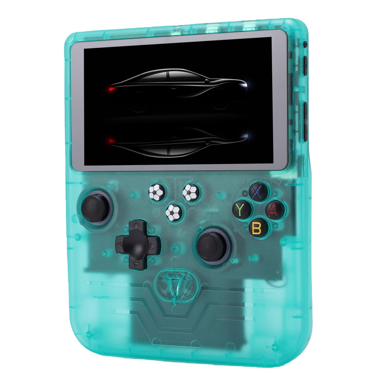 Console di Gioco Portatile retrò di Gioco Classico Lettore Vintage con Schermo HD da 6 Pollici Memoria da 128 GB Batteria da 6000 MAh 30+ Emulatori per Bambini Adulti Regali di (Verde