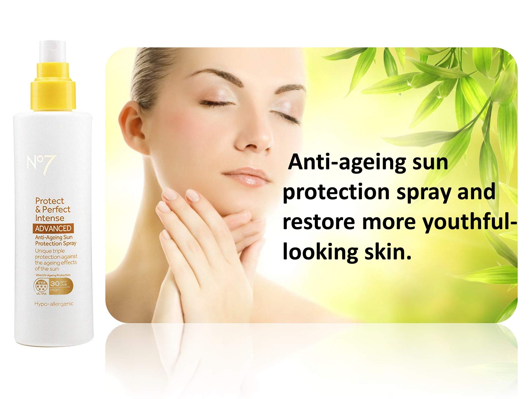 No7 Protect & Perfect Intense Advanced Anti-Aging Sonnenschutzspray LSF 30, 200 ml