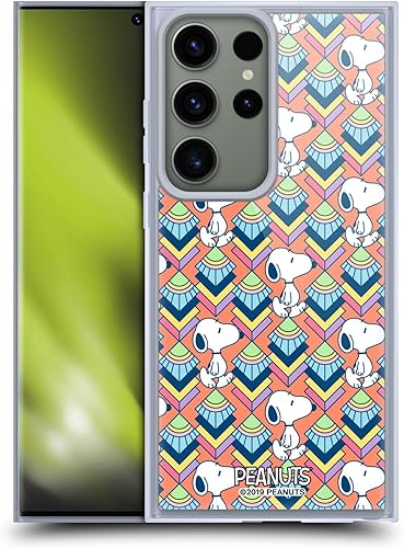 Miniatura 165 de Head Case Designs Funda de gel suave con licencia oficial de Peanuts House Snoopy Deco Dreams compatible con Samsung Galaxy S23 5G Casa,Blue