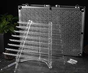440Hz 8 Note CDEFGABC Quartz Crystal Singing Harp for Sound Healing Healing Musical Instrument with Free Alumina Carrying