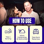 DHM Mélange - No Days Wasted - 10 Services (20 Gélules) - Dihydromyriquétine (DHM Supplément), chardon de lait, poire piquante, mélange d'hydratation prendre pendant la soirée pour mieux le lendemain et la récupération après avoir célébré