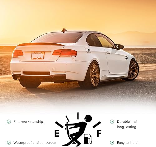 Miniatura 3 de Divertida calcomanía para tanque de combustible de automóvil, logotipo de EF, impermeable, de alto consumo de gas, calcomanías vacías universales