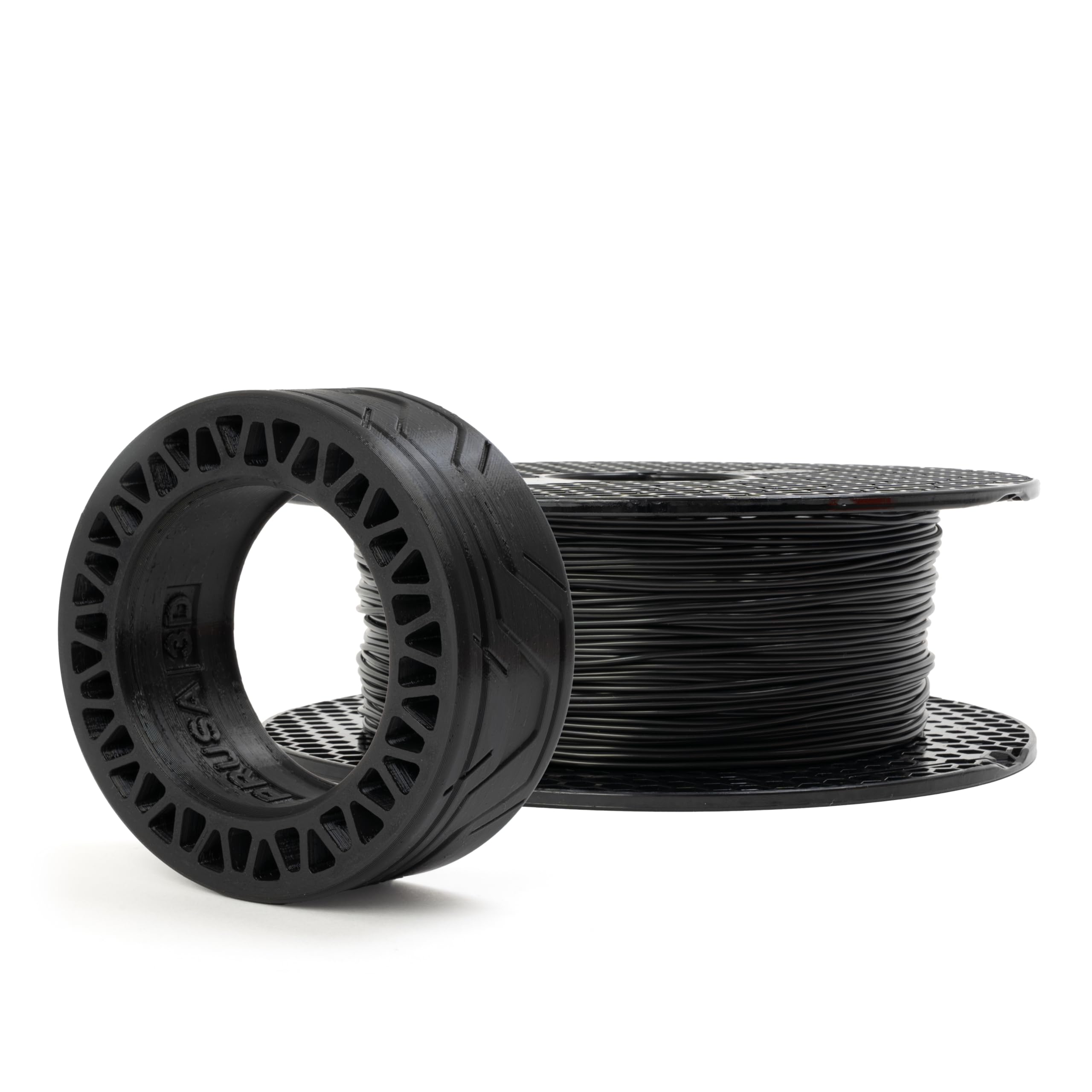 Prusament 3D-Drucker Premium Filament TPU 95A Jet Black 1,75 mm,500g Spool | Hohe Präzision – biegsam & elastisch – hohe Schlagzähigkeit – ideal für funktionale & flexible Bauteile