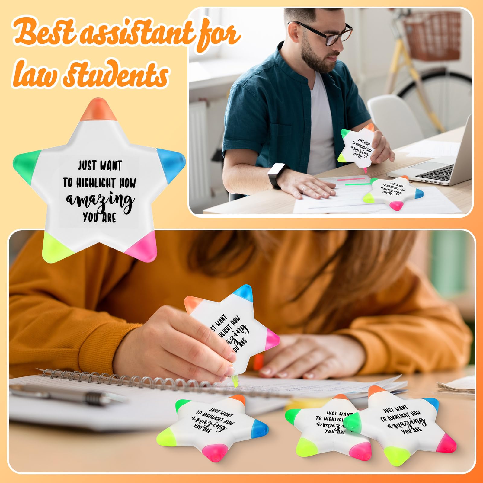 Inspirierende Weihnachts-Textmarker, Pinselspitze, Großpackung, 5-in-1, inspirierende Textmarker, Bestätigungsgeschenke, Klassenauszeichnungen für Kinder, Studenten, Auszeichnungen,