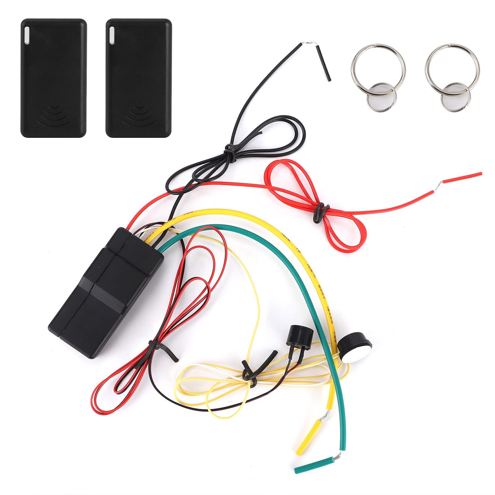 2.4GHZ Engine Immobilizer Hijacking Alarm System Intelligent Circuit Off Universal for DC12V Vehicles Engine Immobilizer ImmobilizerCar Engine Anti?TheftEngine Anti?HijackingCar