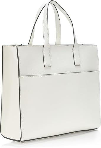 Karl Lagerfeld Paris Nouveau Winter White/Silver Tote