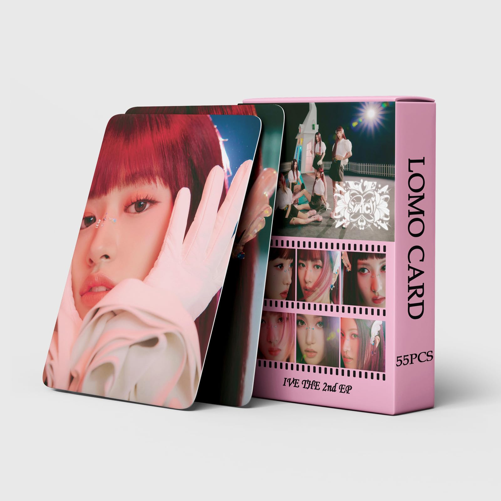 55pcs Blackpink Jennie Lomo Cards Solo Cartes Photo BP Rosé New Album