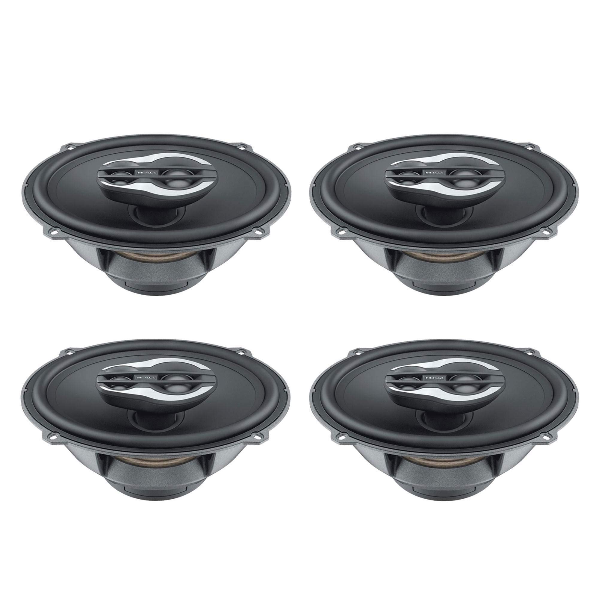 HERTZ MPX690.3 6x9 Inch 260 Watt 4 Ohm 3 Way Coaxial Car Audio Speakers (2 Pair)