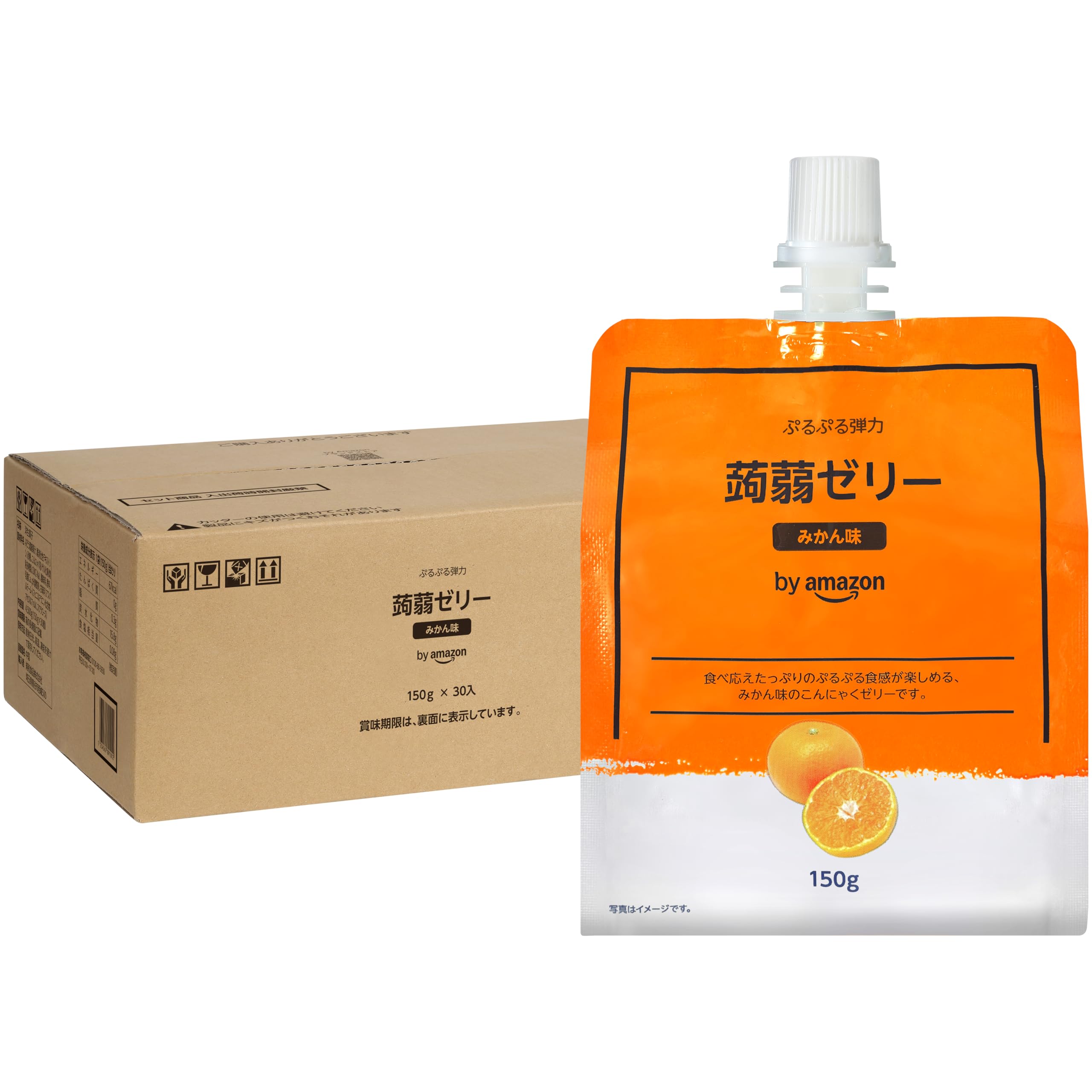 by Amazon 蒟蒻ゼリー みかん味 150g x 30個
