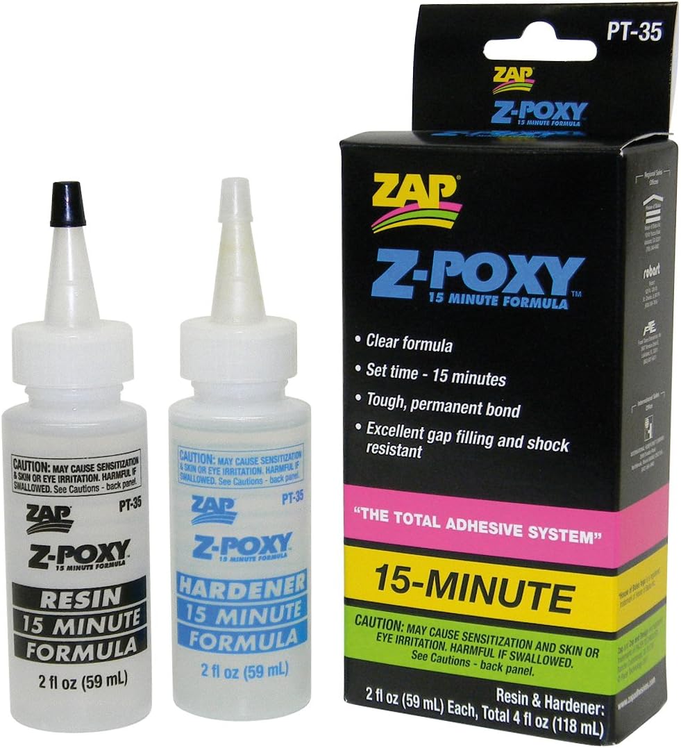 Pacer PT35 Zap Z-Poxy 15 Minute Epoxy Glue