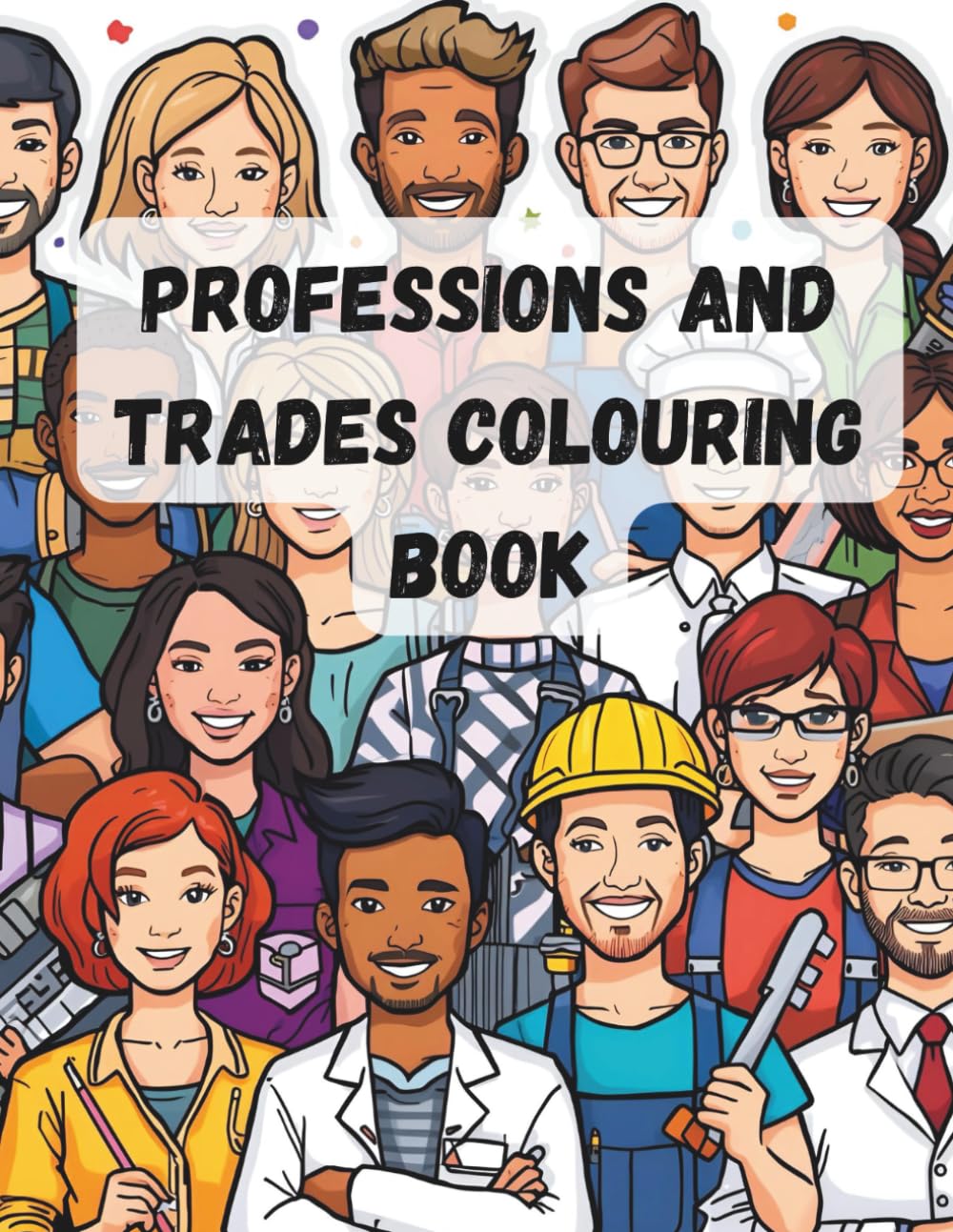 Professions & Trades Coloring Book: Fun & Relaxing Teens and Adult Coloring Pages of Everyday Jobs: Relax, De-stress, and Explore 30 Fun Profession-Themed Illustrations